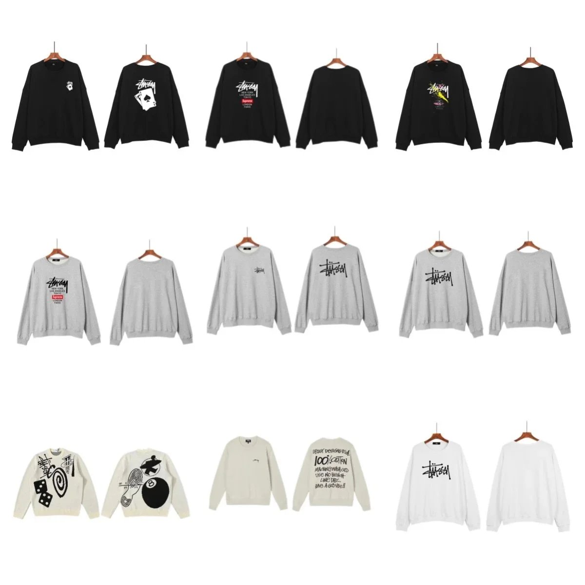 Stussy Crew Neck Sweatshirt