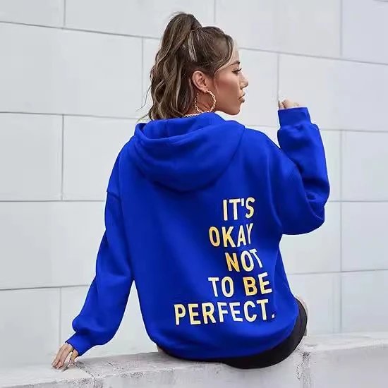 Letter Hooded Sweatshirt